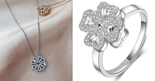 Collar Trébol de Cuatro Hojas Desmontable con Circones - Cadena Corta Multiuso para Mujer - Image 9