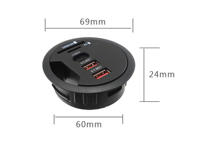 Hub USB 3.0 Multifunción con Lector de Tarjetas SD y Puerto USB-C - Image 6