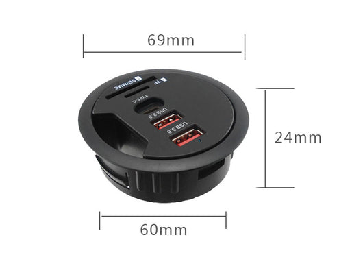 Hub USB 3.0 Multifunción con Lector de Tarjetas SD y Puerto USB-C - Image 6