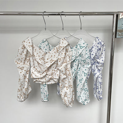 Blusa Floral Asimétrica de Manga Larga para Mujer - Diseño Exclusivo - Image 8