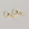 Plateado Diamond Lightning Personalized All-match Earrings Dorado