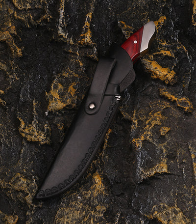 Cuchillo de Supervivencia Outdoor de Acero Cromado de Alta Dureza 9" - Image 15