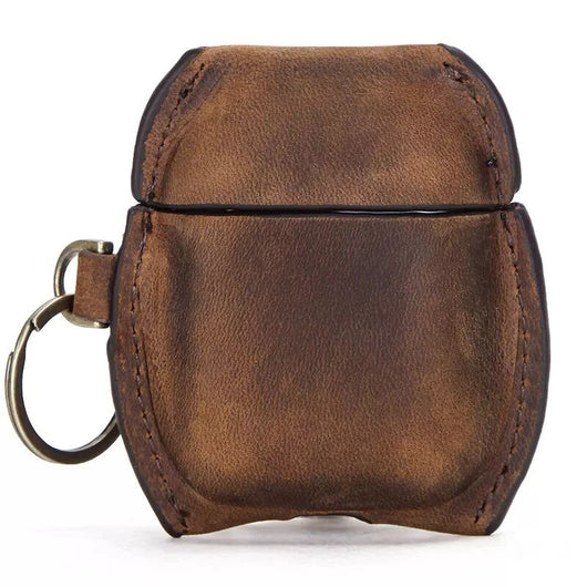 Estuche de Cuero Crazy Horse con Auriculares Bluetooth Inalámbricos - Image 10