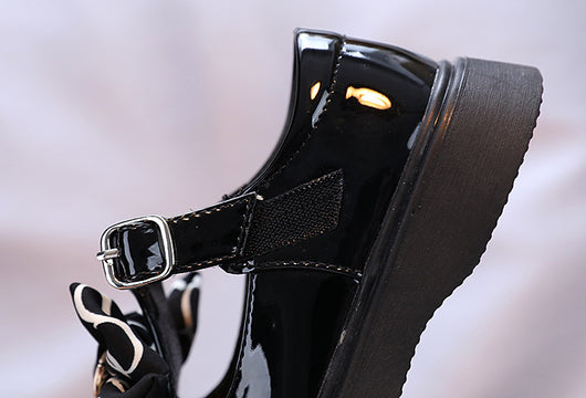 Zapatos de Cuero para Niñas con Moño Brillante - Estilo Princesa - Image 17