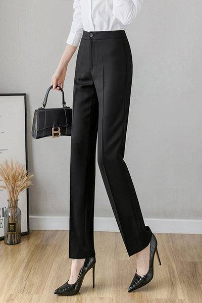 Pantalón de Oficina Recto para Mujer - Traje Profesional - Image 24