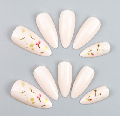Parches de Uñas Dorado Retro con Fragmentos de Lámina - Armor Fashion - Image 18