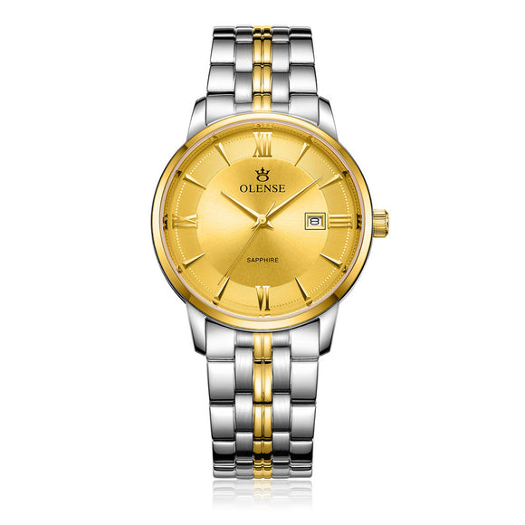 Reloj de Pareja Acero Inoxidable Resistente al Agua