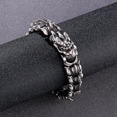 Pulsera de Titanio Estilo Punk Domineante para Hombre - Image 4
