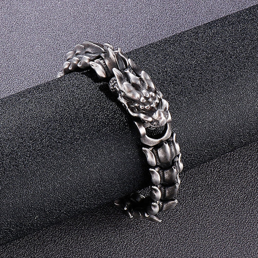 Pulsera de Titanio Estilo Punk Domineante para Hombre - Image 4