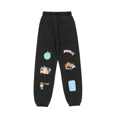 Pantalones Deportivos Estilo Vintage con Estampado y Pierna Ancha - Image 5