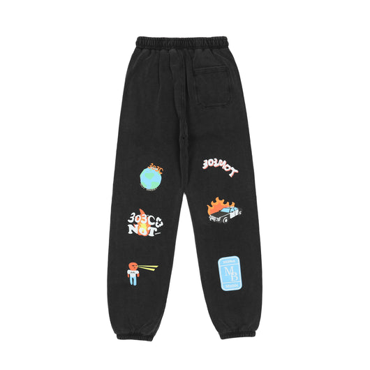 Pantalones Deportivos Estilo Vintage con Estampado y Pierna Ancha - Image 5