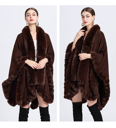 Cardigan Oversized con Cuello de Conejo - Abrigo Tejido Irregular Holgado - Image 25