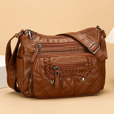 Bolsa Mensajera de Cuero Suave con Textura Avanzada - Image 15