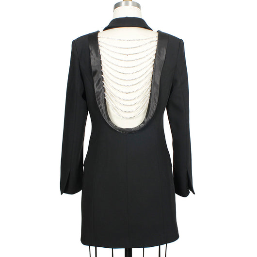 Abrigo Slim Fit con Cadena Diamante para Mujer - Image 11