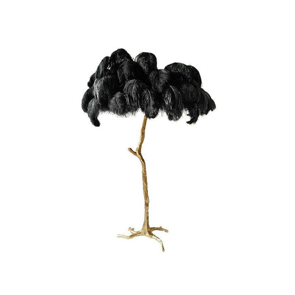 Lámpara de Pie Pluma Estilo Villa Clásica Inglesa - Image 6
