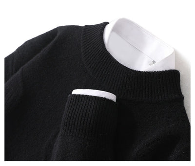 Suéter Grueso de Cuello Alto para Hombre - Abrigo Cálido de Invierno - Image 14