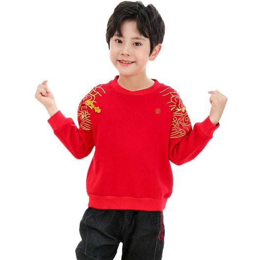 Sudadera Infantil Estilo Chino Año Nuevo - Hoodie Niño Invierno - Image 6