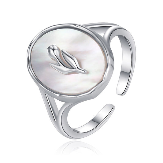 Anillo Vintage Clásico de Metal Europeo y Americano