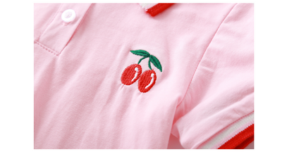 Vestido Plisado de Manga Corta para Niña - Colección Verano - Image 9