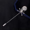 Broche Pin Caveira Masculino - Distintivo Ro­quei­ro Elegan­te