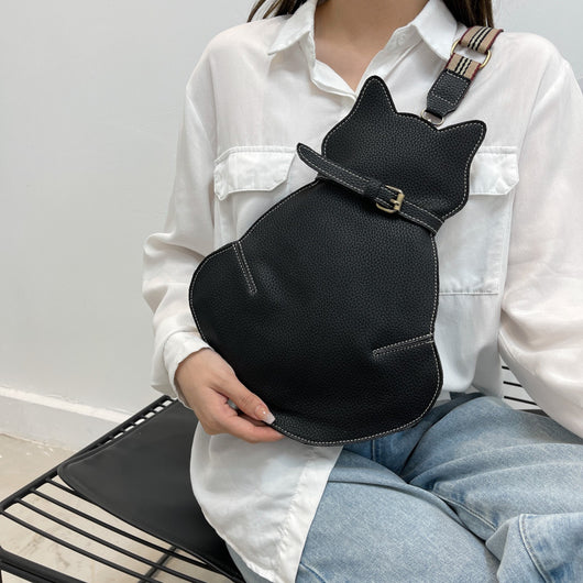 Bolsa Mensajera para Mujer con Diseño de Gato Adorable - Image 3