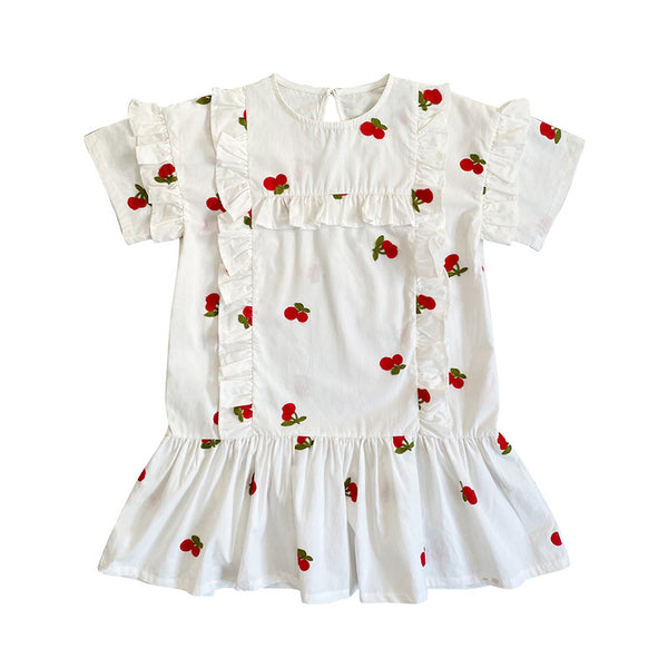 Vestido de Princesa Bordado para Niñas