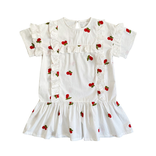 Vestido de Princesa Bordado para Niñas - Image 2