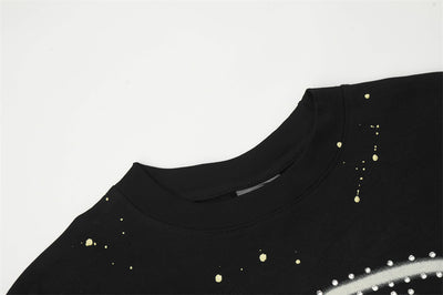 Camiseta Estampada Cielo Estrellado de Manga Corta para Hombre - Image 7