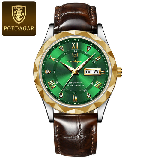 Reloj de Pulsera de Cuarzo Luxury para Hombre con Correa de Cuero - Image 17