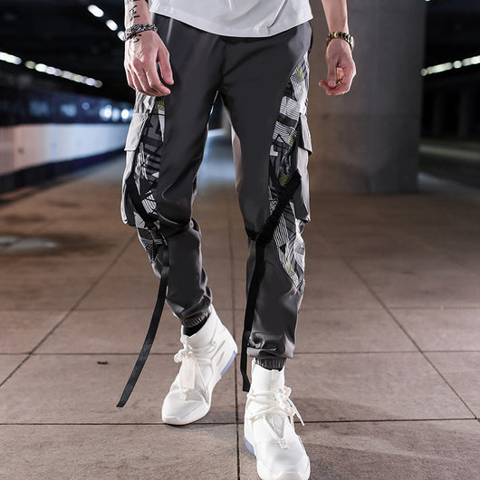 Pantalones Deportivos Hombre Primavera Verano Tendencia Tobillera Pantalones de Trabajo Casual Pareja Secado Rápido Hip Hop - Image 6