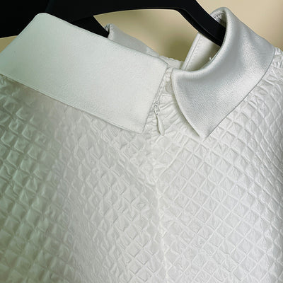 Camisa Suelta con Solapas Grandes para Mujer - Estilo Literary - Image 13