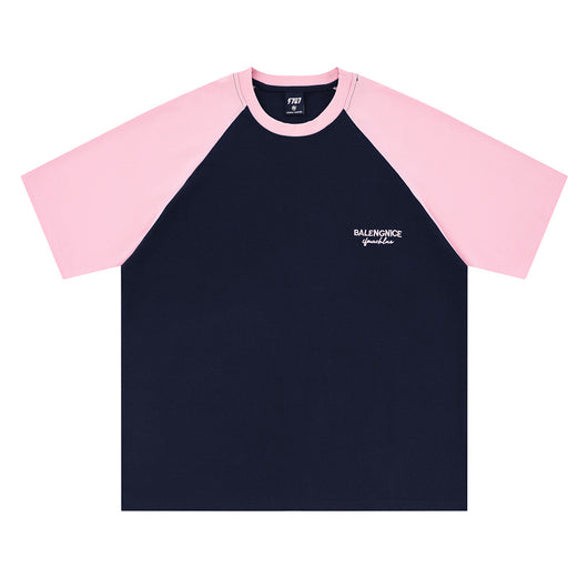 Playera Manga Corta para Hombre con Costuras de Contraste - Image 5