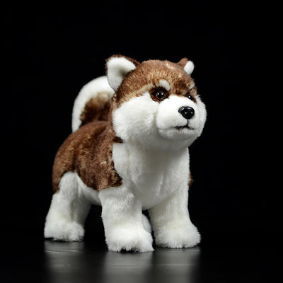 Peluche Husky Marrón Realista - Juguete de Simulación Premium - Image 14