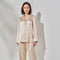 Pijama Largo de Seda para Mujer - Conjunto Elegante para el Hogar