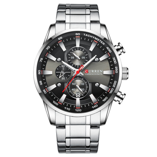 Reloj de Pulsera Hombre Cuarzo Resistente al Agua Seis Esferas - Image 5