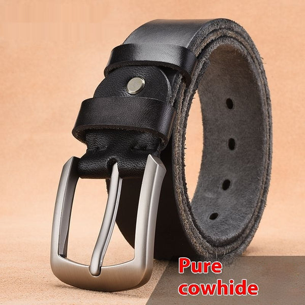 Cinturón de Cuero para Hombre con Hebilla de Pasador - Image 5