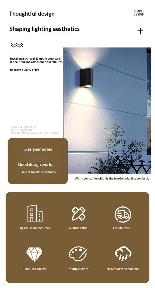 Lámpara LED Doble para Exterior - Iluminación Moderna para Patios y Jardines - Image 11