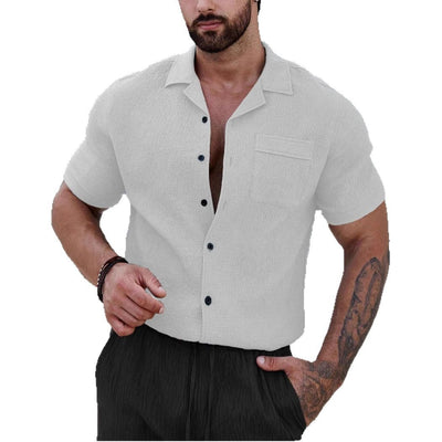 Camisa Semiformal Transpirable Antiarrugas para Hombre - Image 4