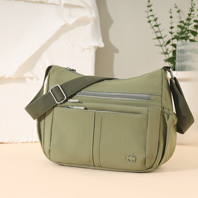 Bolsa Casual Multicompartimento Grande - Bandolera o Mochila de Tela