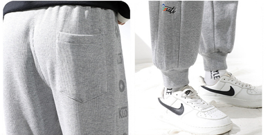Pantalones Deportivos Niño Primavera Colores Lisos - Image 12