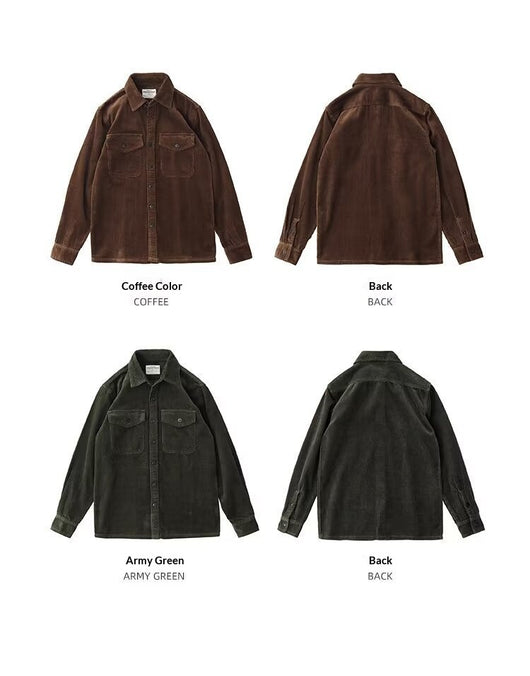 Abrigo Retro Holgado para Hombre - Estilo Urbano Moderno - Image 11