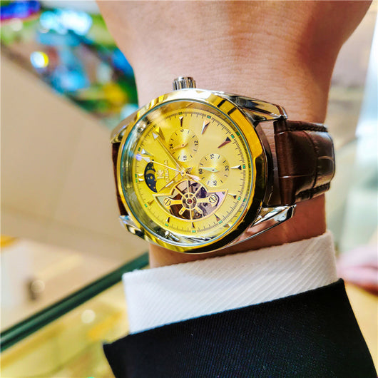 Reloj Automático Mecánico con Diseño Calado para Hombre - Image 5