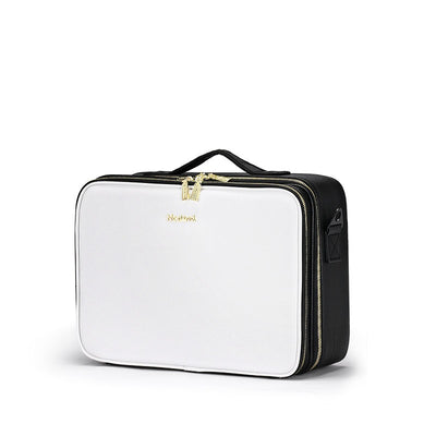 Bolsa de Maquillaje de Cuero Grande Organizadora Profesional - Image 4