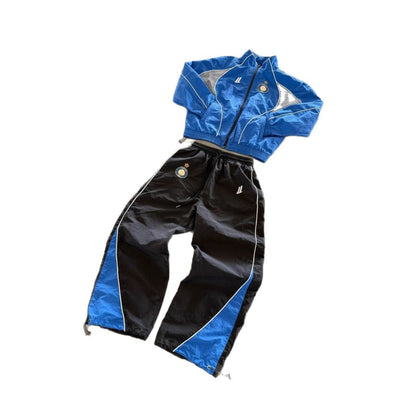Pantalones Deportivos Casuales con Rayas y Bordado de Equipo - Image 5