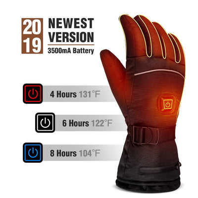 Guantes Térmicos Recargables de 5 Dedos para Esquí - Image 7