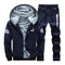 Conjunto Deportivo Hombre con Sudadera de Forro Polar y Capucha