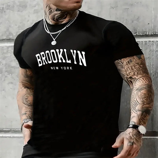 Camiseta Casual Hombre Cuello Redondo Manga Corta - Versátil para Diario - Image 7