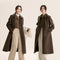Abrigo Ejecutivo Reversible de Lana Doble Faz con Solapa Elegante