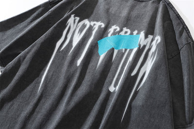 Camiseta Estampada Negra de Manga Corta para Hombre - Image 15