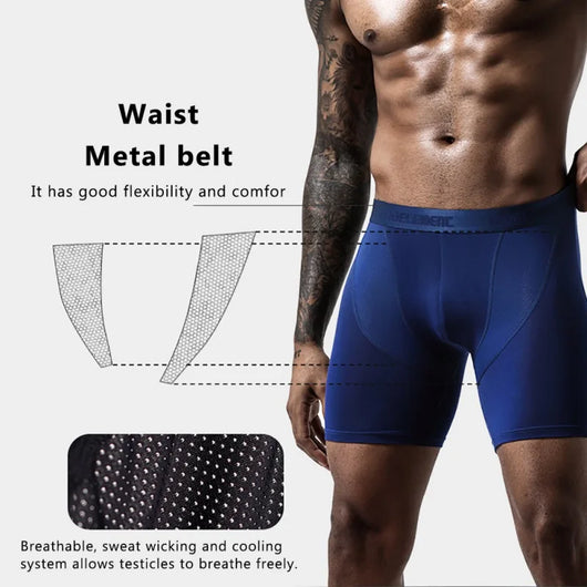 Calzoncillos Deportivos Ice Wire Mesh para Hombre - Image 9